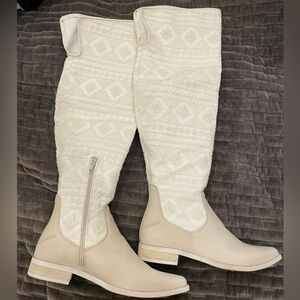 Free People Bren Textile Slouch Boots